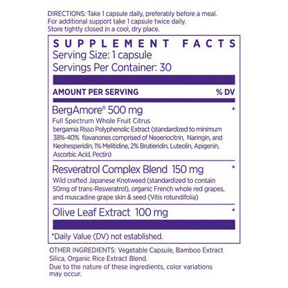 NAOMI Italian Citrus Bergamot 500mg 30-Day Supply